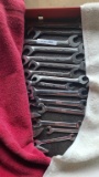 15 piece snap on open ended double wrench set