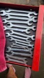 16 piece snap on double ended open end wrench set