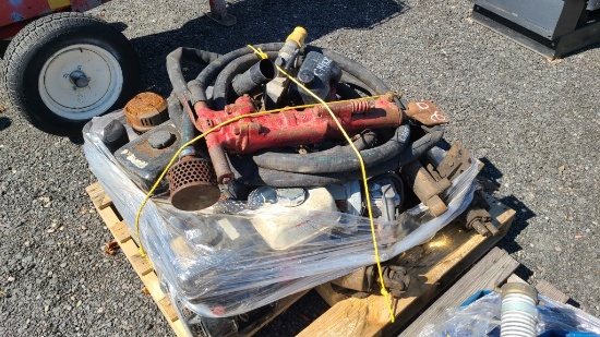 Pallet - air hammers, suction hose, gas motors