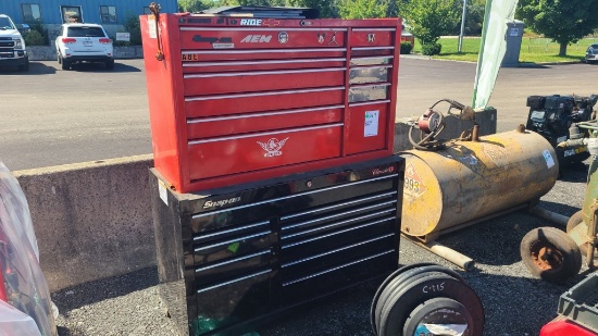 (2) Snap on tool boxes