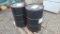 2x barrels of hydraulic fluid