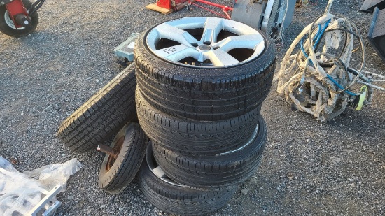 7 tires and rims
