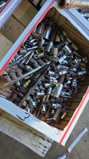 Large selection of assorted sockets