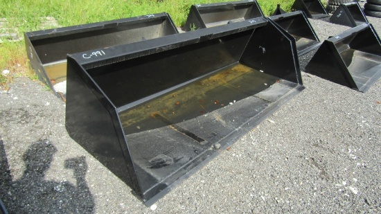 New 96" Skidsteer Snow / Mulch Bucket