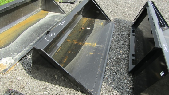 New 72" Skidsteer Bucket