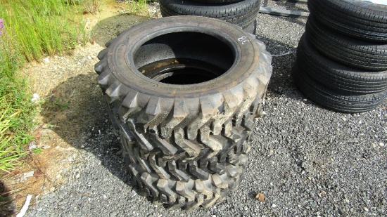3x 10-16.5 Skidsteer Tires