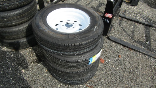 4x 205/75/15 tires and rims