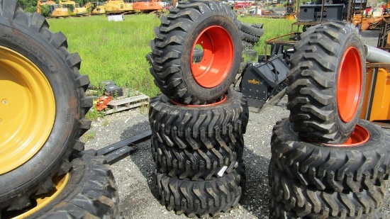 4x 12-16.5 Skidsteer Tires and Rims