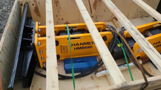 Hamnen hmb680 hydraulic hammer