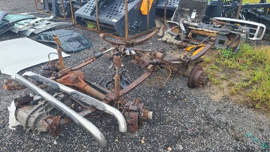 Truck axles, rear ends. Bumpers, parts, etc