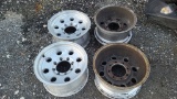 (4) aluminum rims