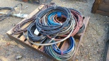 Pallet - assorted air hose, hydraulic line