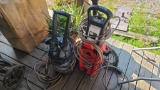 2 electric pressure washers