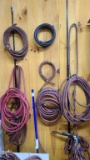 Wall lot - assorted hoses