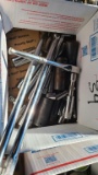 Box lot - sockets, wrenches, extension bars