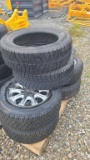 6x 225 60 17 tires. 4 with rims