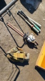 Lot - Strap, Gas Trimmer, Baseball Bats