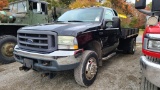 2004 Ford F450 Flatbed With Plow