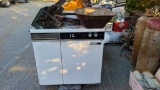 Lot - dwyer range with sink, assorted hand tools