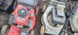 2 lawn mowers, John deere and craftsman