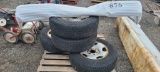 4 ford tires and rims, 235/70r17 and new 2008