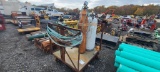 Rolling cart with tanks and welding hoses