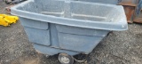 Rubbermaid trash cart