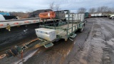 Tandem axle landscape trailer