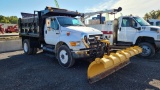 2004 Ford F750 Dump With Plow