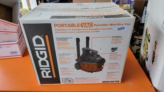 Rigid wet dry vac