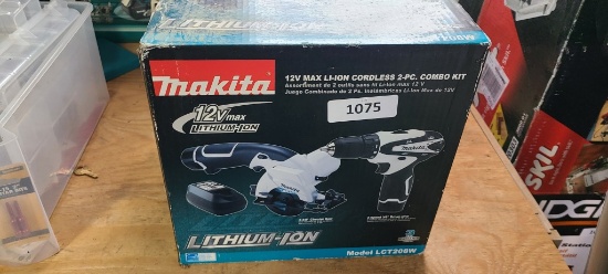 Makita 2 pc combo drill and circular saw