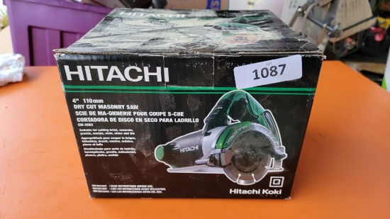 Hitachi 4 inch dry cut masonry saw