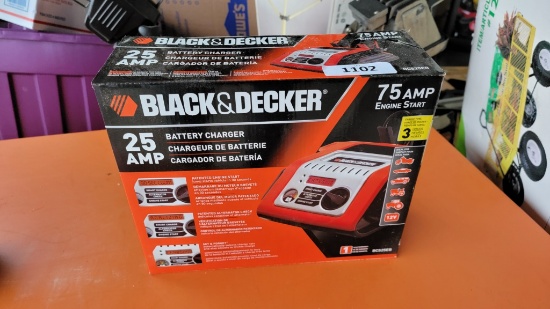 Black and decker 25 amp battery charger