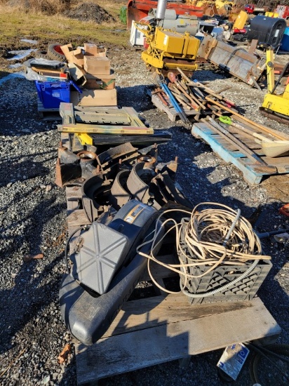 Pallet lot-cords, blower, parts, barriers