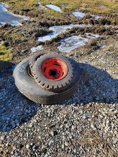 3 tires- 1 R145 and 2 5.70-12 NHS