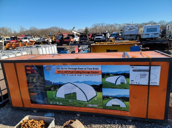 TMG industrial 30x60ft drive through shelter