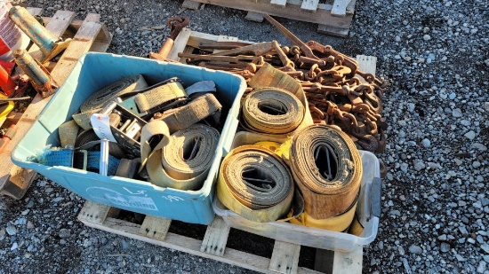 Pallet - straps and binders