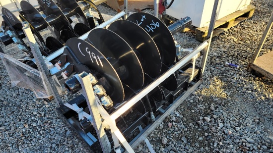 New hydraulic auger with 2 bits
