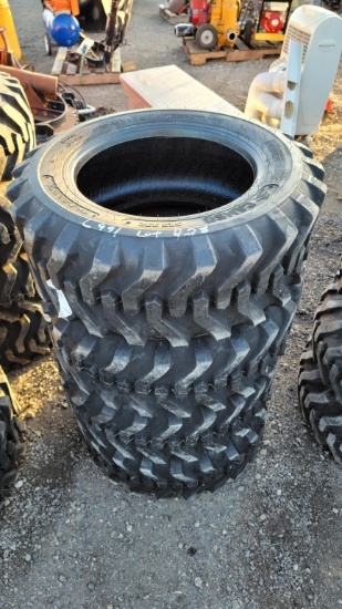 4 new 10 - 16.5 skidsteer tires