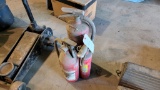 (3) extinguishers