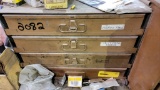 Lawson bin with screws and cotter pins