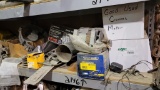 Shelf lot: canvas motored alternators etc