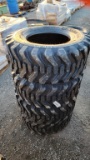 4 new 12 - 16.5 skidsteer tires