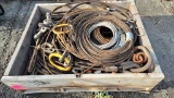 Pallet - assorted cable and rigging