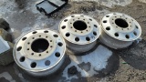 (3) aluminum rims