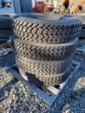 4-super steel tires- 11.00R20