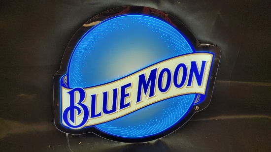 Blue Moon Light Up Sign