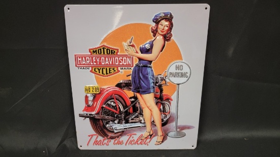 Harley Davidson Tin Sign