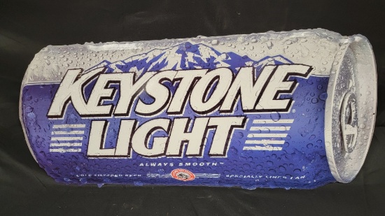 Keystone Light Tin Sign
