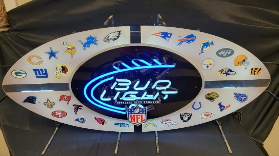Bud Light Nfl Sponser Neon Sign